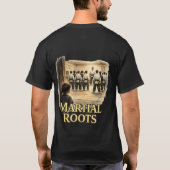 武の根源 第一の火花 空手 Tシャツ (裏面)