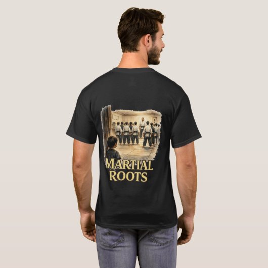 武の根源 第一の火花 空手 Tシャツ (裏面フル)