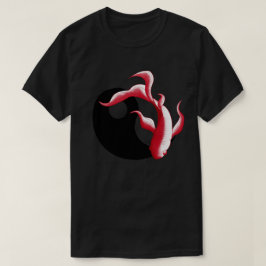 武の流れ 抽象的な陰陽武道 Tシャツ