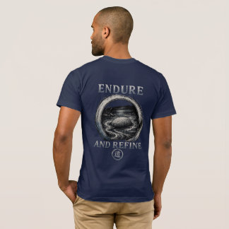 武人の道 - 耐えて磨く Tシャツ