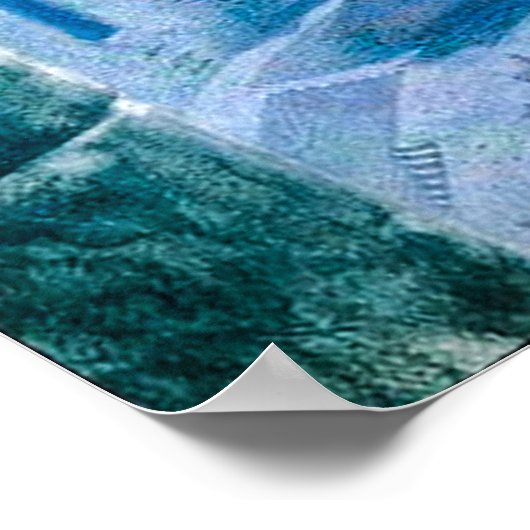 武具付きの青いドレスを着たワルキューレ ポスター (角)