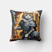 武具入り貴猫 クッション (裏面)