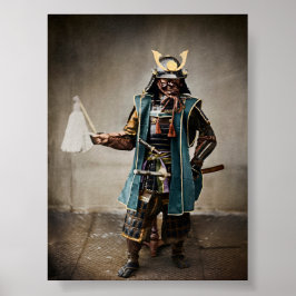 武具日本のの侍 ポスター