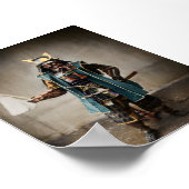 武具日本のの侍 ポスター (角)