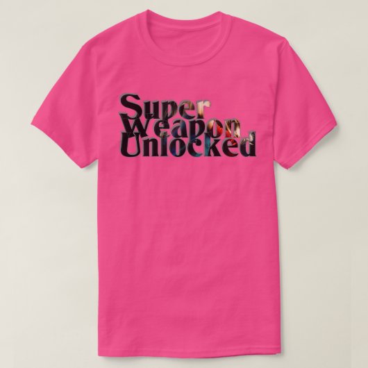 武器すごいのロック解除 Tシャツ (デザイン正面)