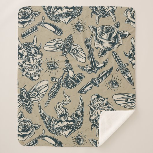 武器とバラ シェルパブランケット (正面)