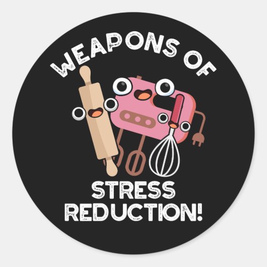 武器のストレス削減ベーキングプンダークBG ラウンドシール (正面)