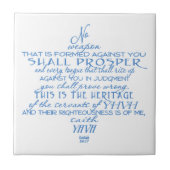 武器のダビデの星無し タイル (正面)