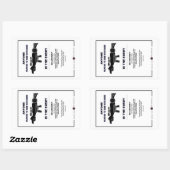 武器の取り付け – 第2改正 長方形シール (シート)