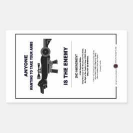 武器の取り付け – 第2改正 長方形シール