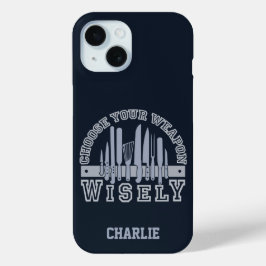 武器の選択名前をカスタムするとカラーケース iPhone 15ケース