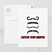 武器の選択 ポストカード (正面/裏面)