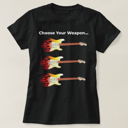 武器の選択 Tシャツ (デザイン正面)