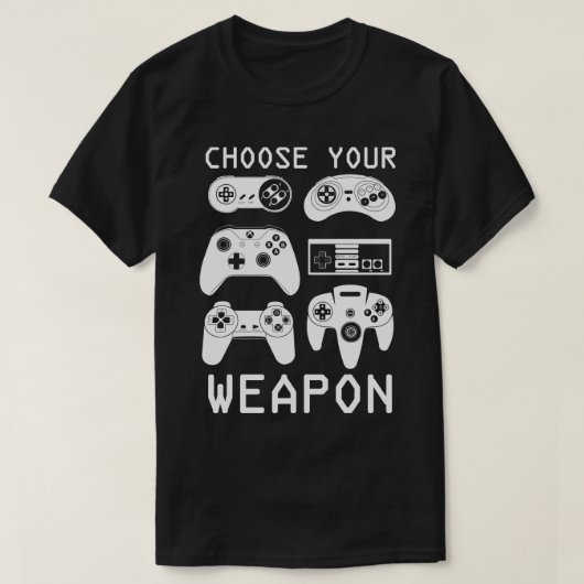 武器の選択 Tシャツ (デザイン正面)