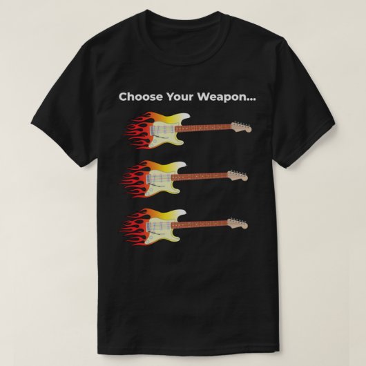 武器の選択 Tシャツ (デザイン正面)