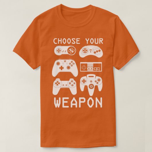 武器の選択 Tシャツ (デザイン正面)