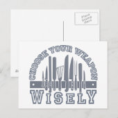 武器はがきを選カスタム択 ポストカード (正面/裏面)