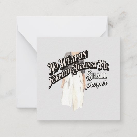 武器は形も無い ノートカード (正面)