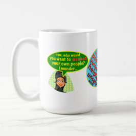 武器を取り下げるか? コーヒーマグカップ