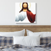 武器を取り出した人工知能芸術 キャンバスプリント (インサイチュ (寝室))