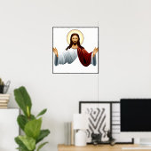 武器を取り出した人工知能芸術 ポスター (ホームオフィス)