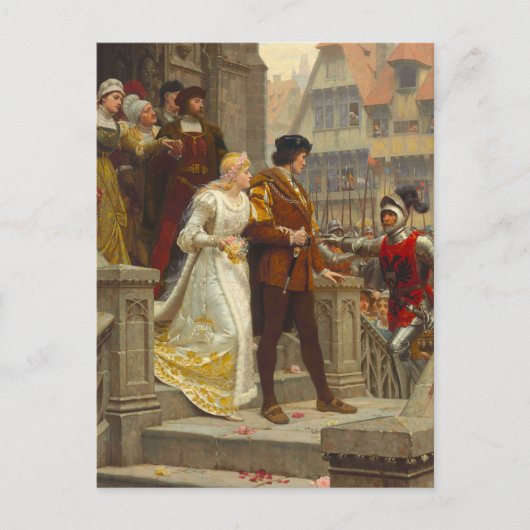 武器を呼び出す， c.1888バイエドモンド・ブレア・レイトン ポストカード (正面)