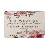 武器を形にしては風呂敷が上がらない バスマット (正面)