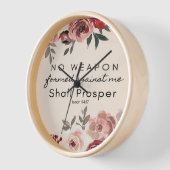 武器を形にして我に当たるも時計の如し 壁時計 (傾斜)