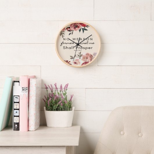 武器を形にして我に当たるも時計の如し 壁時計 (読書スペース)