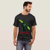 武器を持ち上げる Tシャツ (正面フル)