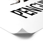 武器を持つペンギン ポスター (角)