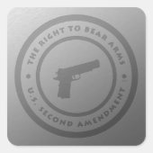 武器を携帯する権利 スクエアシール (正面)