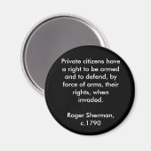 武器を携帯する権利 マグネット (正面/裏面)