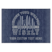 武器を選カスタム択する カッティングボード (正面)