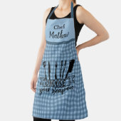 武器を選択 – Blue Buffalo Plaid - BBQ エプロン (インサイチュ)