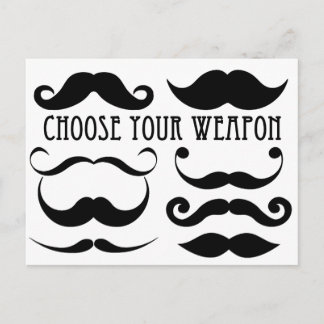 武器を選択Stache ポストカード