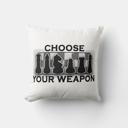 武器チェスを選択 クッション (正面)