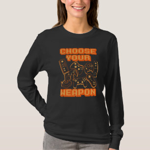 武器ビデオゲームコントローラコンソールの選択G Tシャツ