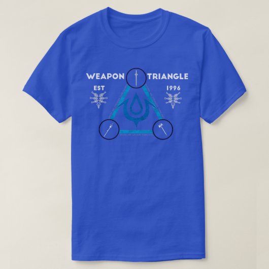 武器三角形 Tシャツ (デザイン正面)