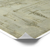 武器勉強、レオナルド・ダ・ヴィンチ ポスター (角)