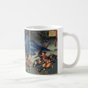 武士およびモンゴル人の古代日本のな絵画 コーヒーマグカップ