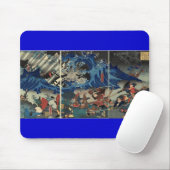 武士およびモンゴル人の古代日本のな絵画 マウスパッド (マウス)