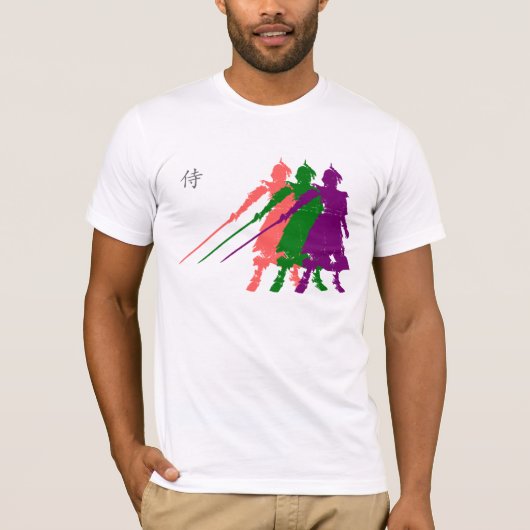 武士のティー Tシャツ (正面)