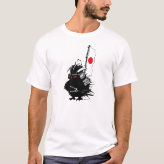 武士のハリネズミ! Tシャツ