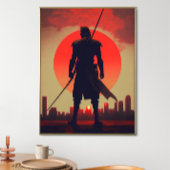 武士の三色日本の士 ポスター