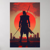 武士の三色日本の士 ポスター (正面)