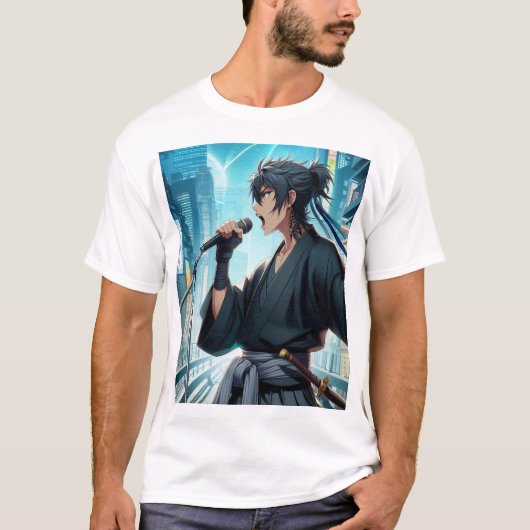 武士の司会 Tシャツ (正面)