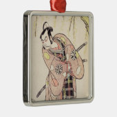 武士の地位として最初のNakamura Nakazo メタルオーナメント (右)