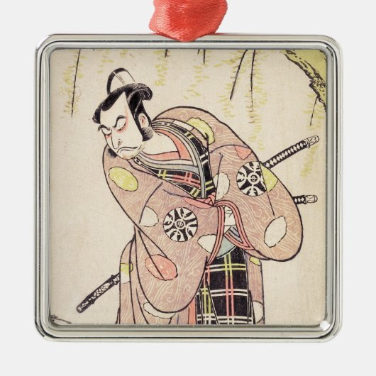 武士の地位として最初のNakamura Nakazo メタルオーナメント (正面)