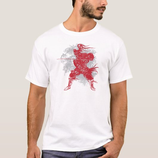 武士の姿勢 Tシャツ (正面)